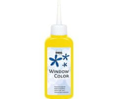 Kraftika Barva na sklo window color 80ml sluneční žlutá, ck 42706