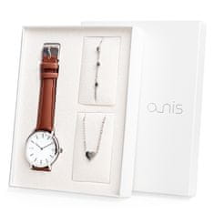 A-NIS dámský dárkový set hodinek, náhrdelníku a náramku AS100-03