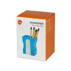 Balvi Stojánek na tužky Sharpener 27416, plast, v.8,5 cm, modrý