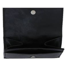 Bellugio Pěkná a praktická dámská kožená peněženka Emílie, černá