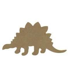 Kraftika Dekorační stegosaurus z mdf (1ks) 19x10cm,