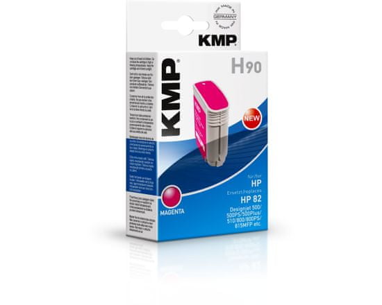 KMP HP 82 (HP CH567A) červený inkoust pro tiskárny HP