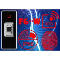 ACS Zoneway Kapacitní EM biometrická čtečka ZONEWAY F6-W
