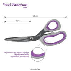 Texi Titanové nůžky TEXI TITANIUM TiDuo850