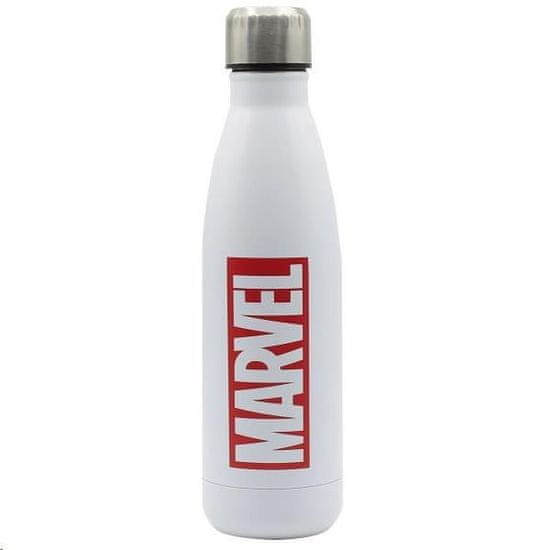 Puro Disney láhev z nerezové oceli MARVEL LOGO, single wall, 750ml White