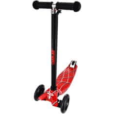 Enero Dětská tříkolová koloběžka MAXI SCOOTER SPIDER se svítícími LED kolečky H-060-SP