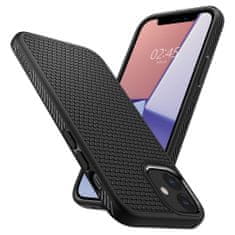 Spigen Liquid Air silikonový kryt na iPhone 12 mini, černý