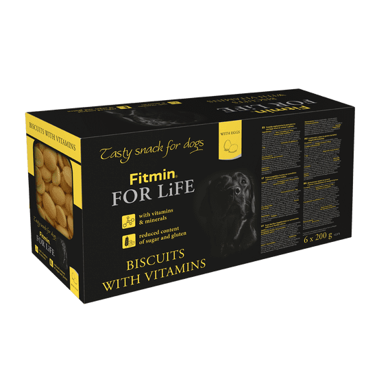 Fitmin Dog For Life Biscuits Multipack 6x 200 g