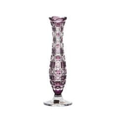 Caesar Crystal Váza Lada, barva fialová, výška 230 mm