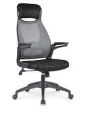Halmar Kancelářská židle s područkami Solaris - černá/šedá