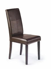 Halmar Jídelní židle Kerry BIS - wenge / tmavě hnědá