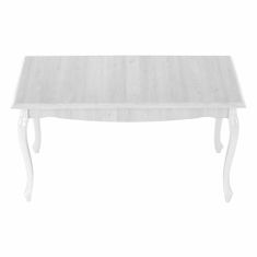 KONDELA Jídelní stůl Vilar DA19 146x76 cm - sosna bílá