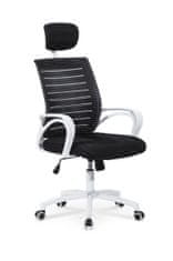 Halmar Kancelářská židle s područkami Socket - černá/bílá