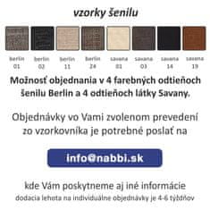 KONDELA Taburetka Milo - hnědá