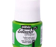 Pébéo Setacolor 45ml jarní zelená barva na textil,