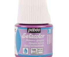 Pébéo Setacolor 45ml shimmer ametystová barva na textil,