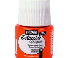 Pébéo Setacolor 45ml oranžová barva na textil,