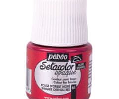 Pébéo Setacolor 45ml metalická orient. červená barva na textil