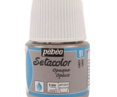 Pébéo Setacolor 45ml šedá barva na textil,