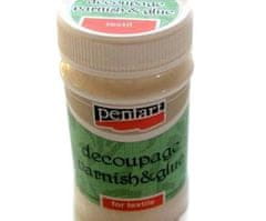 Pentart Lepidlo a lak na decoupage textilu 100ml,