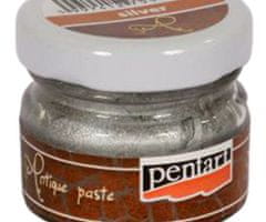 Pentart Patinovací pasta stříbrná 20ml, pentart, patina