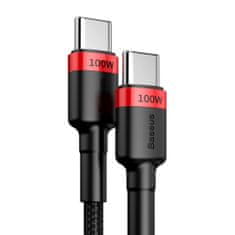 BASEUS Cafule kabel USB-C / USB-C PD 2.0 5A 2m, černý