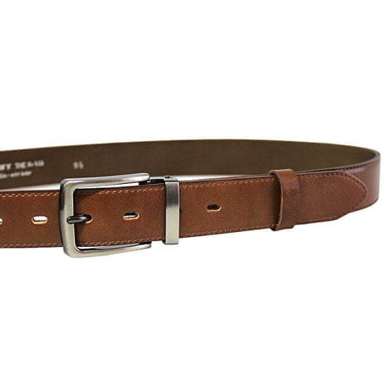 Penny Belts Pánský kožený společenský opasek 35-020-2-48 brown