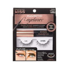 KISS Magnetické umělé řasy s očními linkami (Magnetic Eyeliner & Lash Kit) (Varianta 07 Charm)