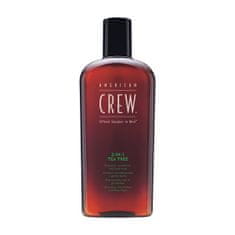 American Crew Šampon s tea tree 3v1 (Shampoo, Conditioner & Body Wash) (Objem 250 ml)