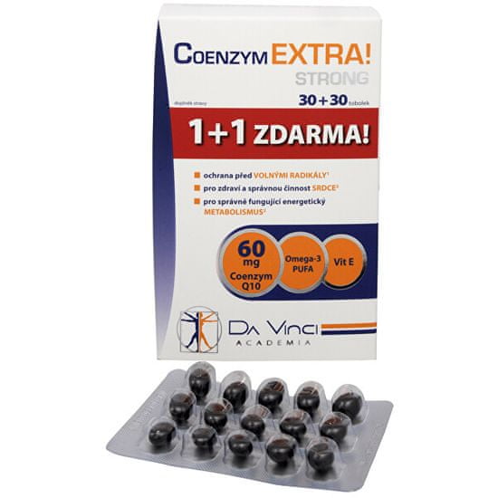 Simply you Coenzym Extra! Strong 60 mg 30 tob. + 30 tob. ZDARMA