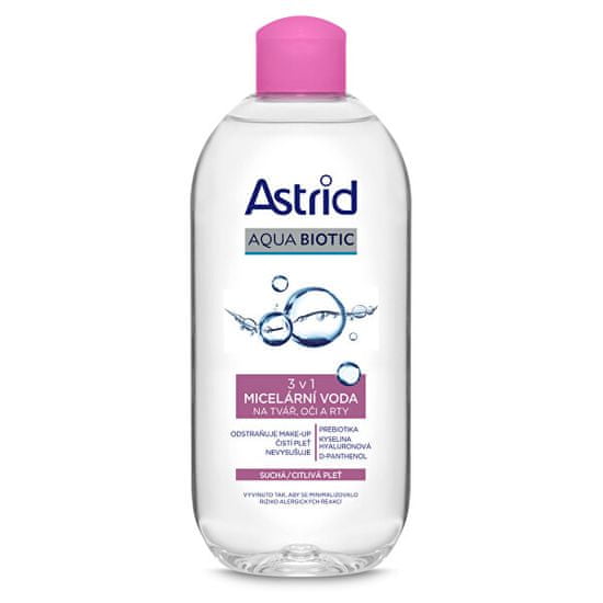 Astrid Micelární voda 3v1 pro suchou a citlivou pleť Soft Skin 400 ml