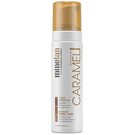 Minetan Samoopalovací pěna pro zlatavé opálení Caramel (Classic 1 Hour Express Tan) 200 ml