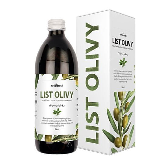 Nefdesanté List olivy - 100% šťáva z listů olivovníku evropského 500 ml