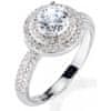 Luxusní stříbrný prsten Tesori SAIW08 (Obvod 54 mm)