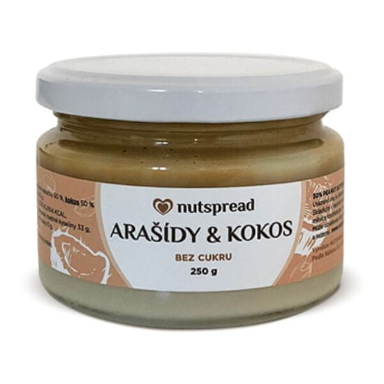 Nutspread 100% kokosovo-arašídový krém