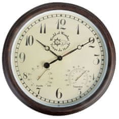 Vidaxl Esschert Design Staniční hodiny s teploměrem a vlhkoměrem, 30,5 cm, TF008