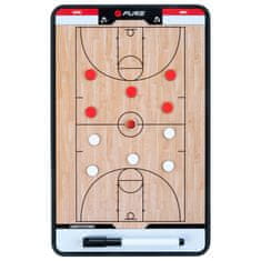 Greatstore Pure2Improve Oboustranná trenérská tabule basketbal 35x22 cm P2I100620