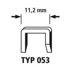 Greatstore široké sponky wolfcraft typ 053, 1400 ks, 8 mm, 7030000