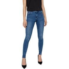 Vero Moda Dámské džíny VMTANYA Skinny Fit 10222531 Medium Blue Denim (Velikost XL/30)