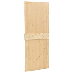 Greatstore Posuvné dveře se setem kování 90 x 210 cm masivní borové dřevo