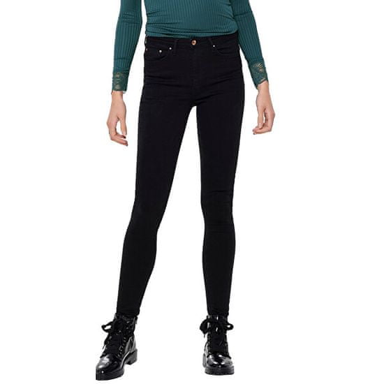 ONLY Dámské džíny ONLPAOLA Skinny Fit 15167410 Black Denim