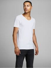 Jack&Jones Pánské triko JJEBASIC Stretch Fit 12059219 OPT WHITE (Velikost M)