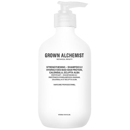 Grown Alchemist Posilující šampon Hydrolyzed Bao-Bab Protein, Calendula, Eclipta Alba (Strengthening Shampoo)