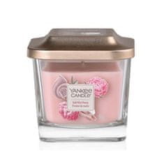 Yankee Candle Aromatická svíčka malá hranatá Elevation Salt Mist Peony 96 g