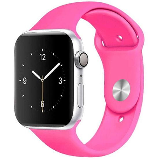 4wrist Silikonový řemínek pro Apple Watch - Barbie růžová 42/44/45/49 mm - S/M