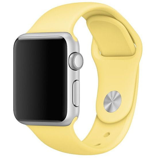 4wrist Silikonový řemínek pro Apple Watch - Žlutá 38/40/41 mm - S/M