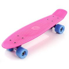 Meteor Pennyboard MTR 56 cm AL truck neonově růžová - modrá