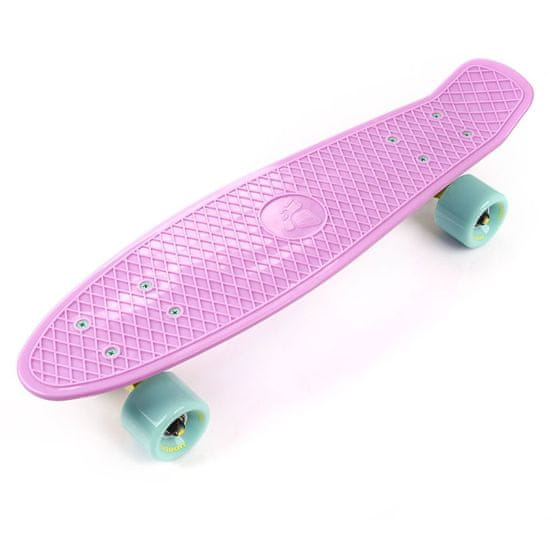 Meteor Pennyboard MTR 56 cm AL truck růžová - mátová