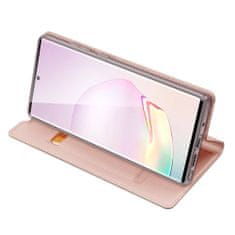 Dux Ducis Skin Pro knížkové kožené pouzdro na Samsung Galaxy Note 20, růžové