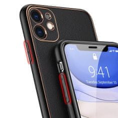 Dux Ducis Yolo kožený kryt na iPhone 12 mini, černý